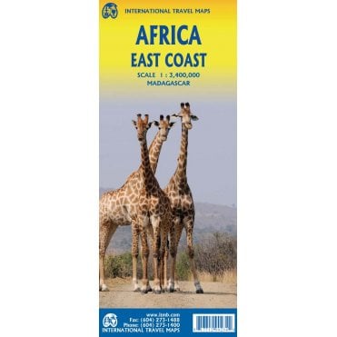 Africa (East Coast) Travel Reference Map
