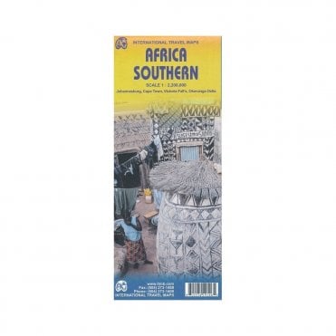 Africa Southern Travel Map