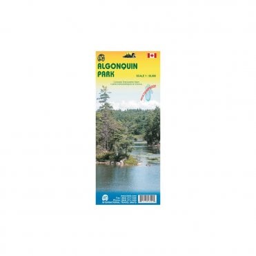 Algonquin Park Travel Reference Map (Ontario)