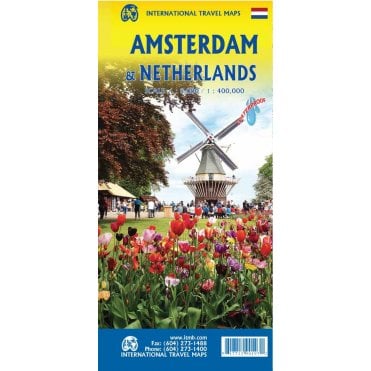 Amsterdam & Netherlands Travel Reference Map