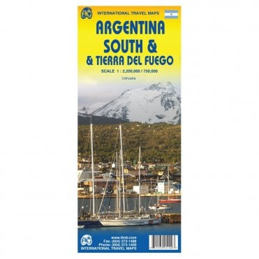 Argentina South & Tierra Del Fuego Travel Map