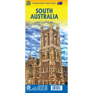 Australia (South) & Northern Territory Travel Reference Map