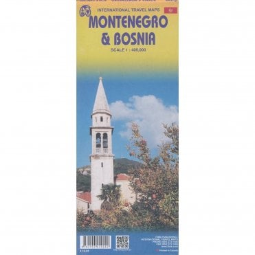 Bosnia & Montenegro Travel Map