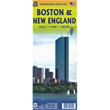 Boston & USA North East Travel Map