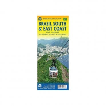 Brazil South & East Coast Travel Map