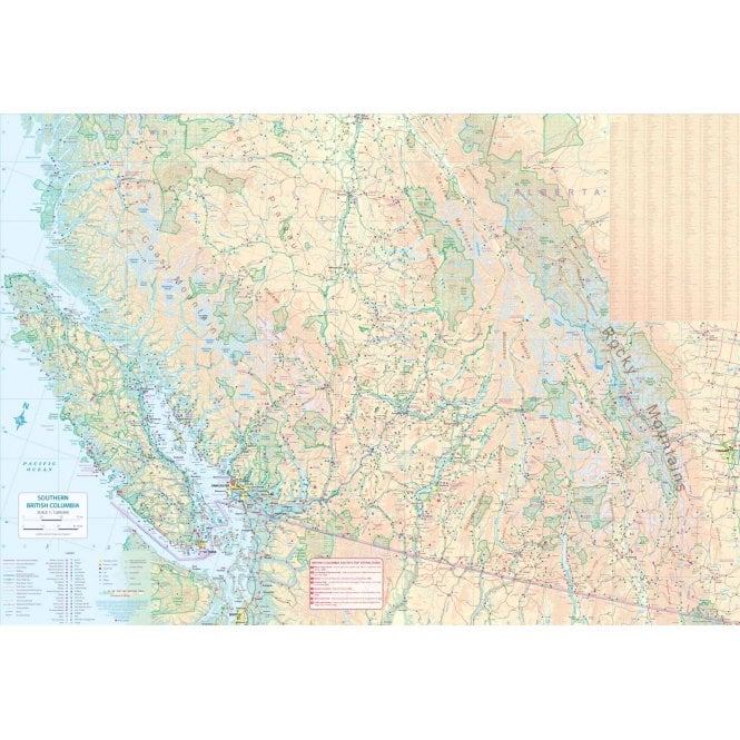Tourist map of bc and alberta - Travelnow.wiki