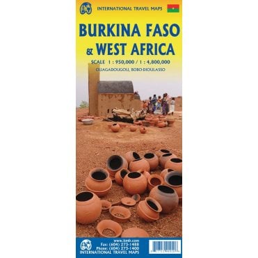 Burkina Faso & Niger Travel Map