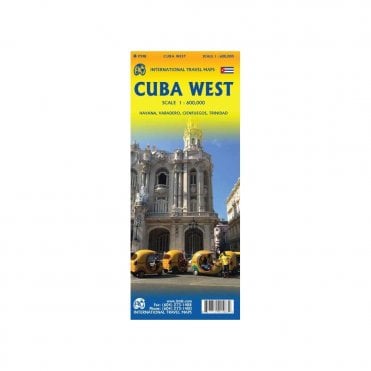 Cuba West Travel Map