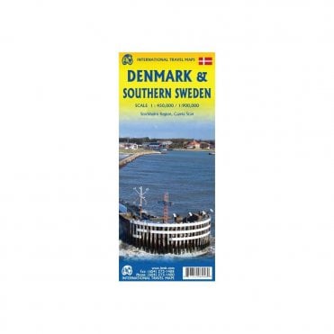 Denmark & Southern Sweden Travel Map
