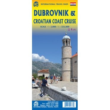 Dubrovnik & Croatian Coast Cruise Travel Reference Map