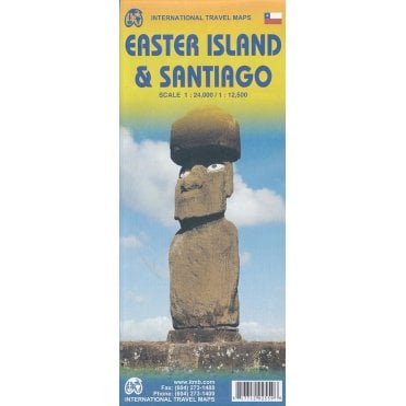 Easter Island & Santiago (Chile) Travel Map