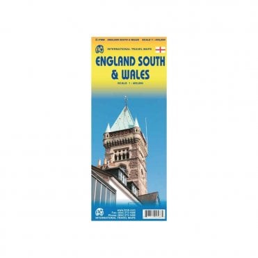 England South / Wales Travel Map
