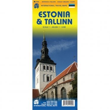 Estonia & Tallinn Travel Map