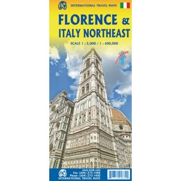 Florence & Italy (North East) Travel Reference Map