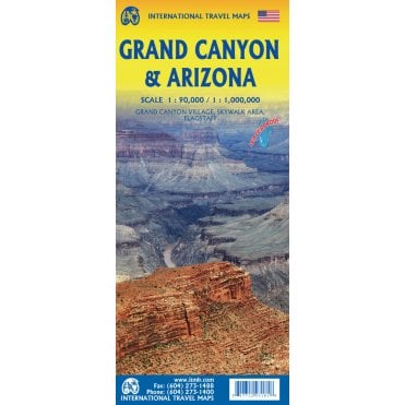 Grand Canyon & Arizona Travel Map