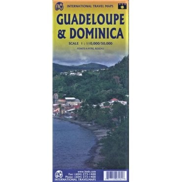 Guadeloupe / Dominica Travel Map