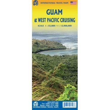 Guam & West Pacific Cruising Travel Reference Map