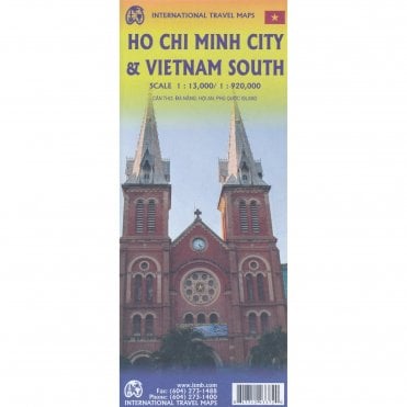 Ho Chi Minh (Saigon) City & Vietnam South Travel Map