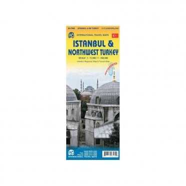 Istanbul and North Western Turkey Travel Map