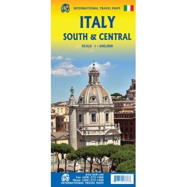 Italy (South & Central) Travel Reference Map