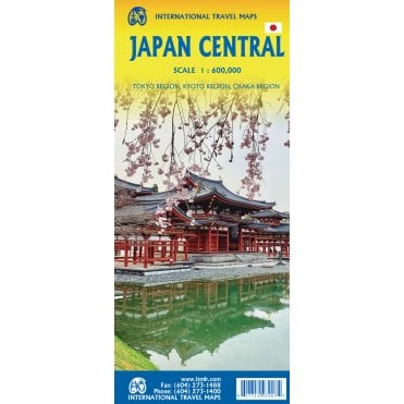Japan (Central) Travel Reference Map