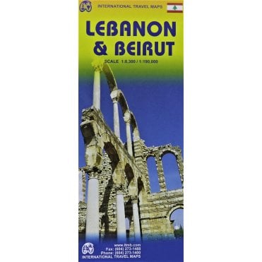 Lebanon & Beirut Travel Map