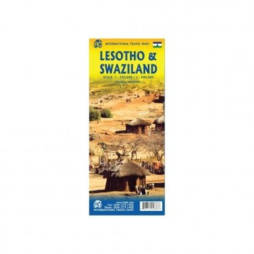 Lesotho & Swaziland Travel Map