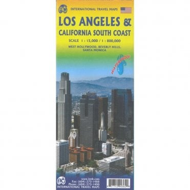 Los Angeles and Southern California Travel Map