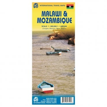 Malawi & Mozambique Travel Map