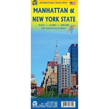 Manhattan City Map & Northeast Corridor Travel Map