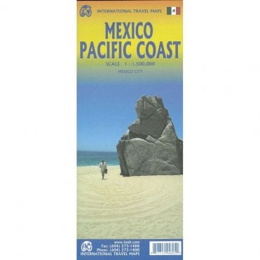 Mexico Pacific Coast / Guadalajara Travel Map