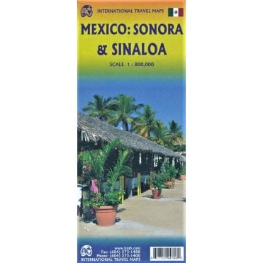 Mexico Sonora / Chihuahua Travel Map
