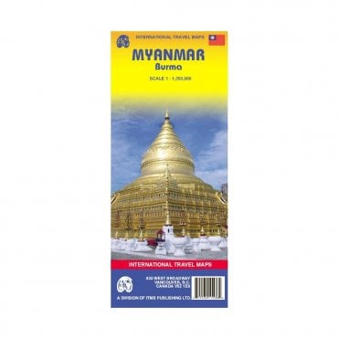 Myanmar / Burma Travel Map