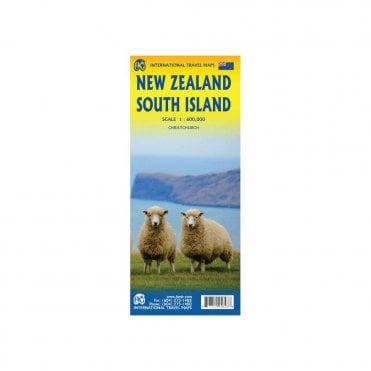 New Zealand South Island Travel Map