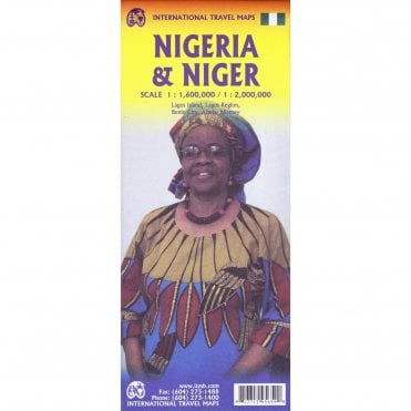 Nigeria and Niger Travel Map