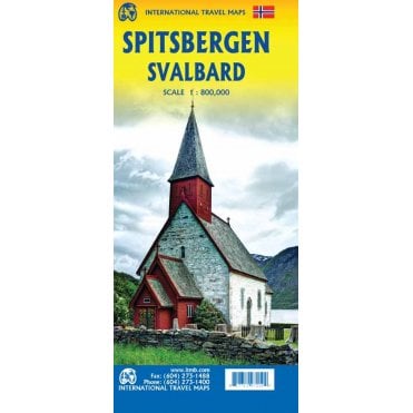Norway - Spitsbergen & Svalbard Travel Reference Map