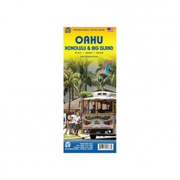 Oahu, Honolulu & Big Island Travel Map