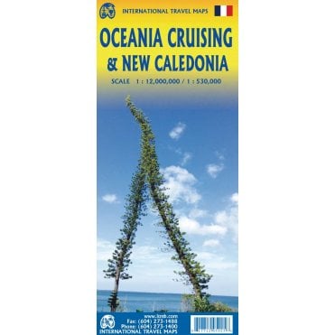Oceania / New Caledonia Cruising Travel Reference Map