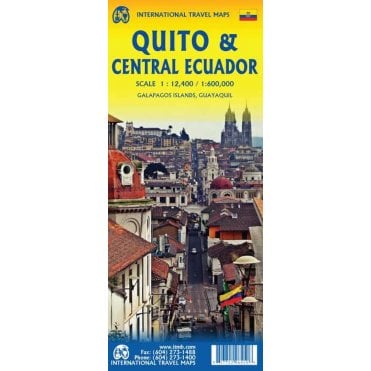 Quito & Ecuador North Travel Map