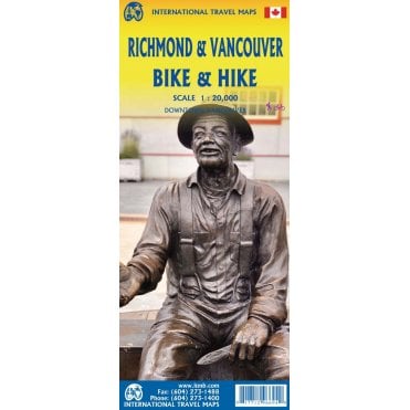 Richmond & Vancouver Bike & Hike Travel Reference Map