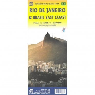 Rio de Janeiro & Brazil East Coast Map