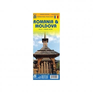 Romania & Moldova Travel Map