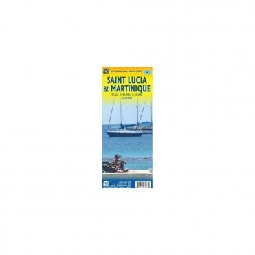 Saint Lucia & Martinique Travel Map
