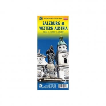 Salzburg / Austria Western Travel Map