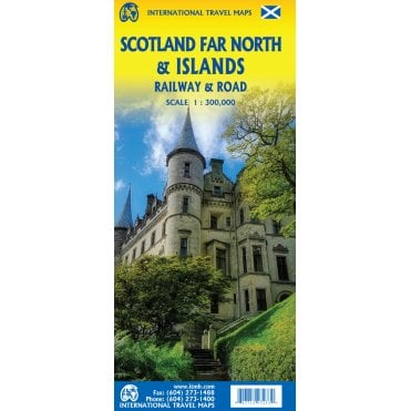 Scotland (Far North & Islands) Travel Reference Map