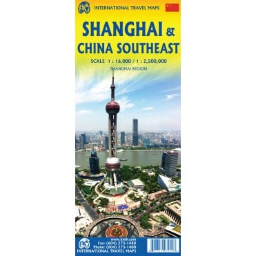 Shanghai City & China South East Map