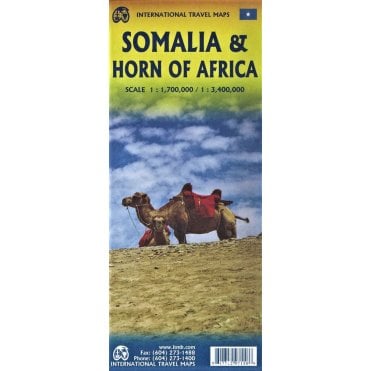 Somalia / Djibouti Travel Map