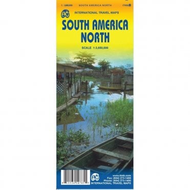 South America (North) Travel Map