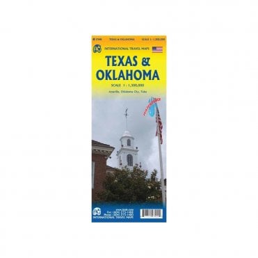 Texas / Oklahoma Travel Map