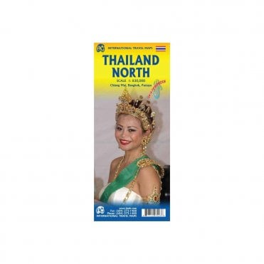Thailand North Travel Map